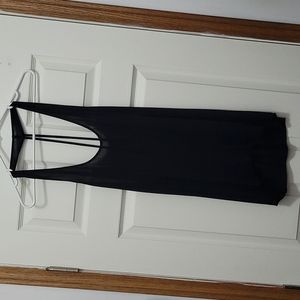 bebe black dressy top m/l